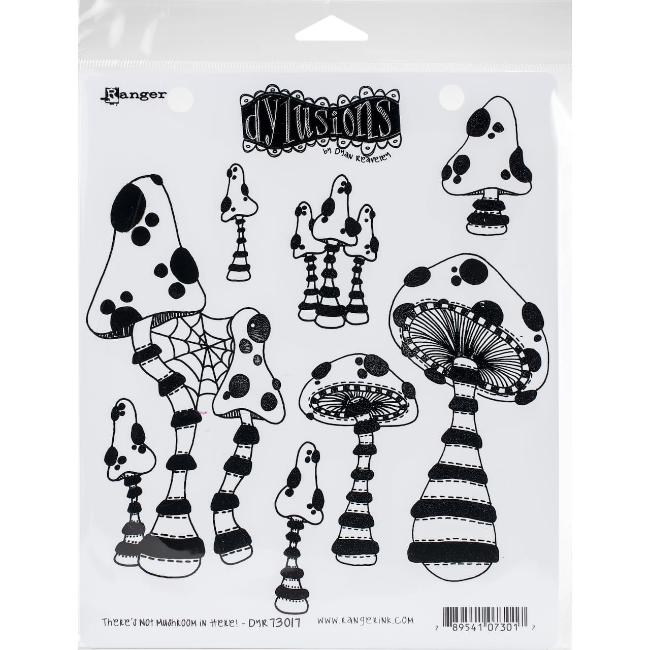 Dyan Reaveley's Dylusions There's No Mushroom In Here Cling Stamps